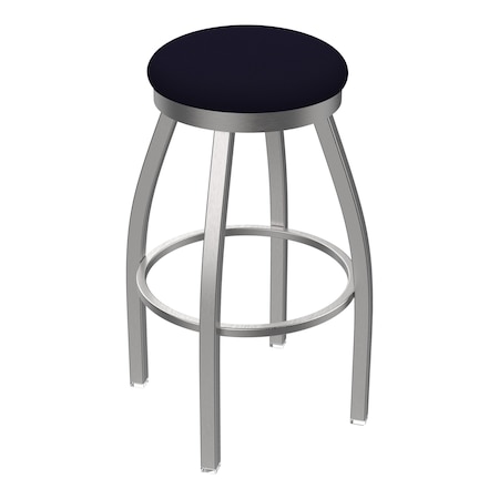 OD802 Misha Stainless Steel 30 Swivel Outdoor Bar Stool With Breeze Sapphire Seat